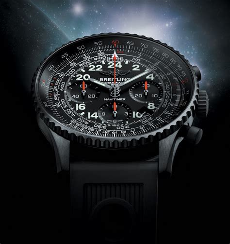 breitling navitimer cosmonaute blacksteel